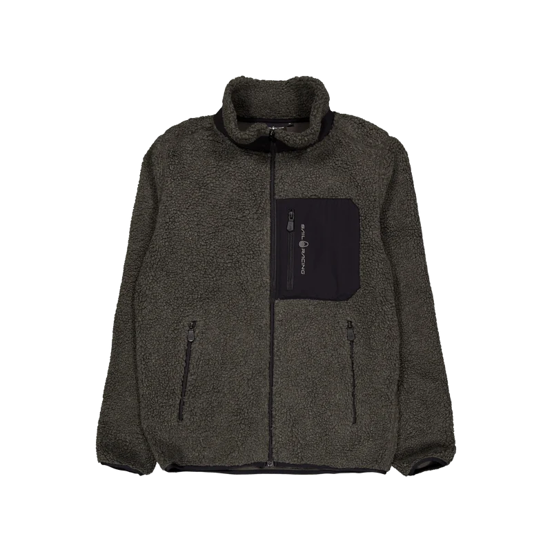 Bowman Pile Zip Jacket 972 Asphalt