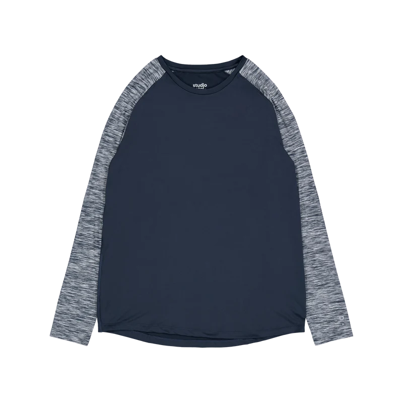 Raglan Long Sleeve Blu