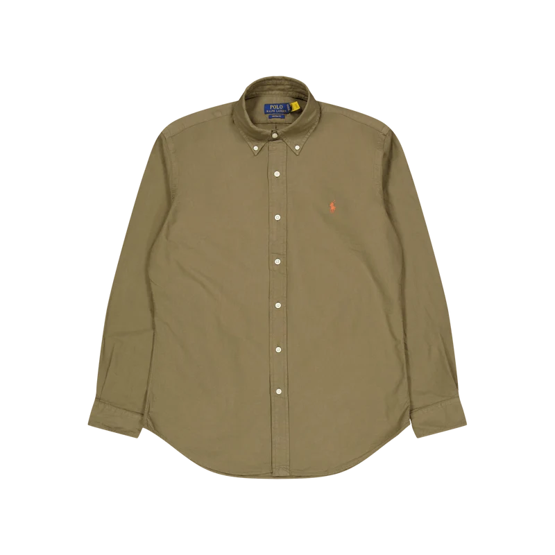 Polo Ralph Lauren Gd Oxford Custom Fit Shirt 006 Canopy Olv