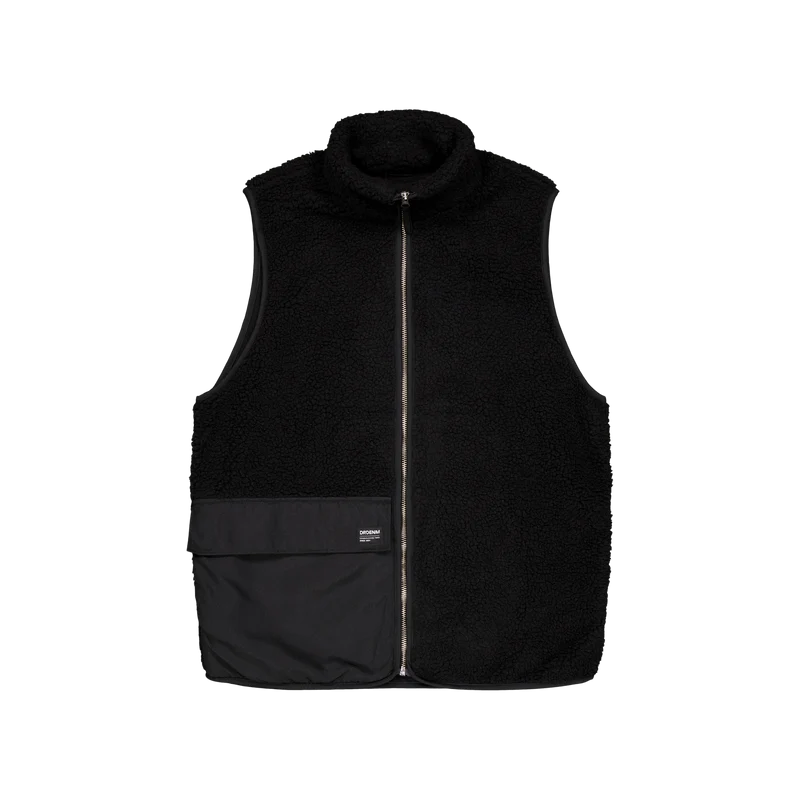 Dr. Denim Dan Pile Vest 101