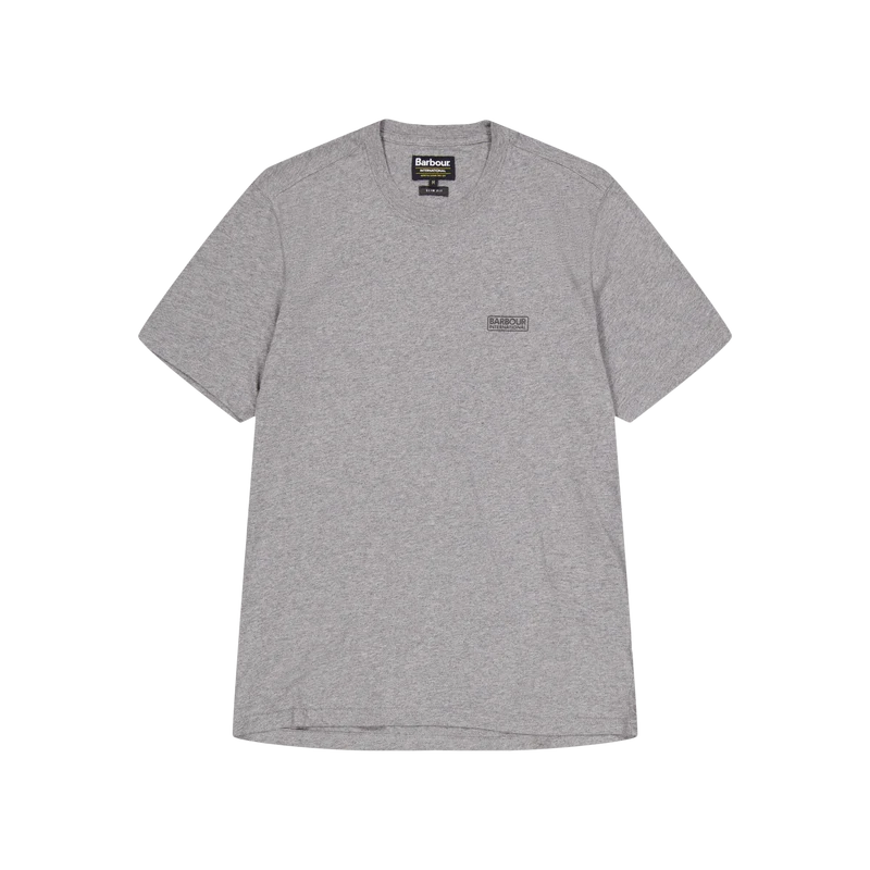 Barbour B.intl Small Logo Tee Gy74 Anthracite Marl