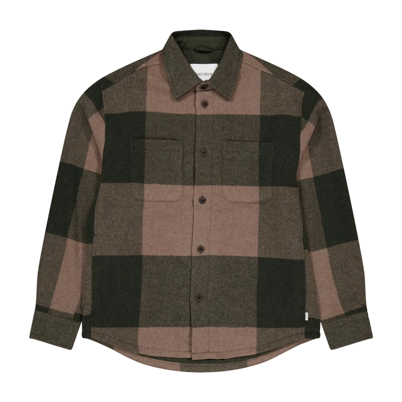 Les Deux Jacob Check Wool Hybrid