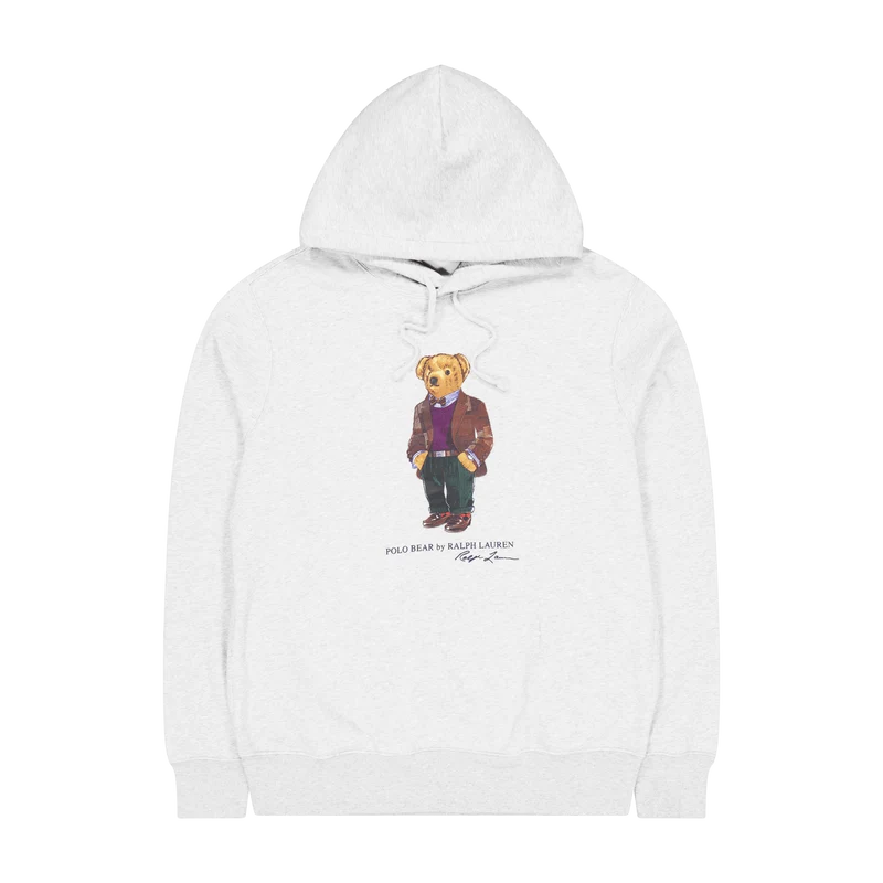 Polo Ralph Lauren Graphic Fleece-lsl-sws Fa23 Andover Hthr Hrtg Bear