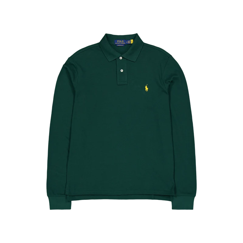Polo Ralph Lauren Custom Slim Fit Mesh L/s Polo