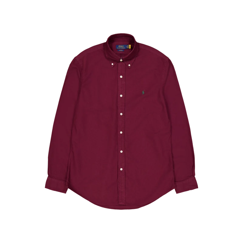 Polo Ralph Lauren Gd Oxford Custom Fit Shirt 046 Harvard Wine
