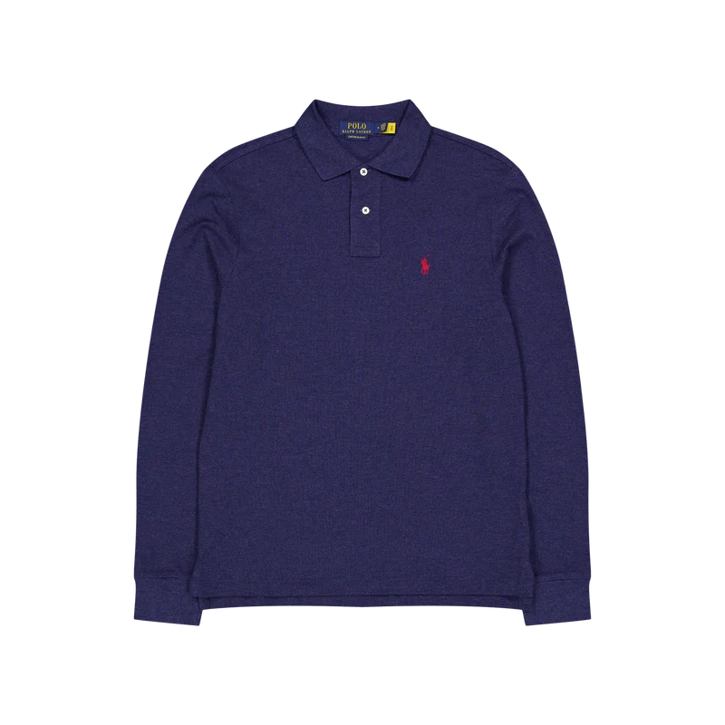 Polo Ralph Lauren Custom Slim Fit Mesh L/s Polo Spring