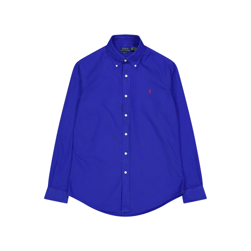 Polo Ralph Lauren Gd Oxford Custom Fit Shirt 048 New Sapphire
