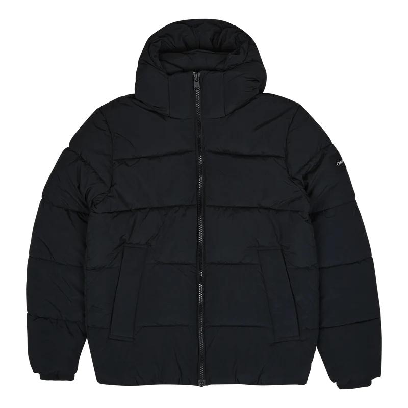Crinkle Nylon Puffer Jacket Beh