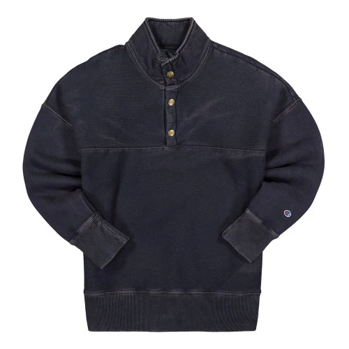 Half Buttoned Sweatshirt Bs501