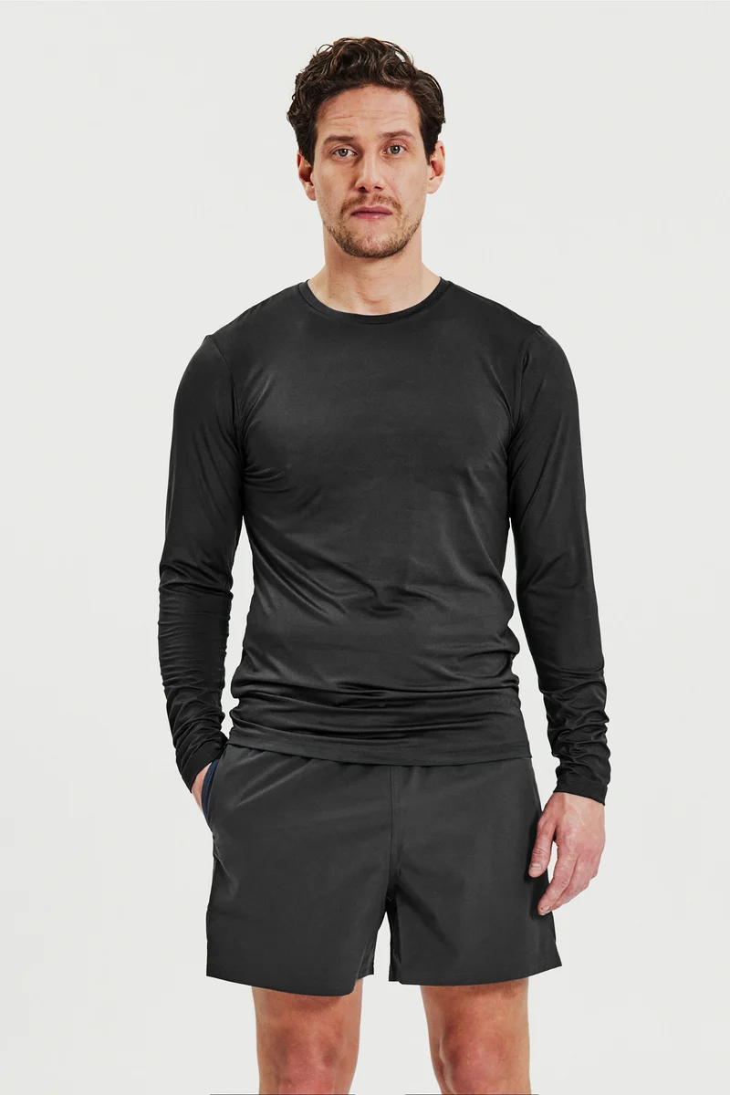 Long Sleeve Active Black