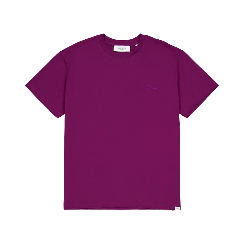 Les Deux Crew T-shirt Dark Purple
