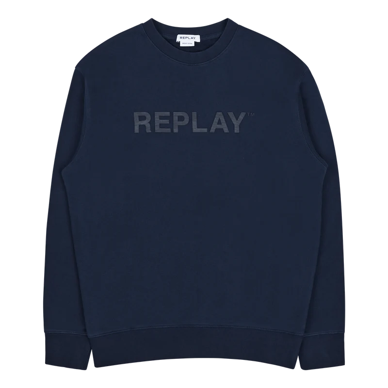 Replay Logo Crew Neck Sweatshirt 085