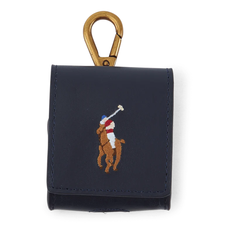 Polo Ralph Lauren Leather Airpod Case Pony