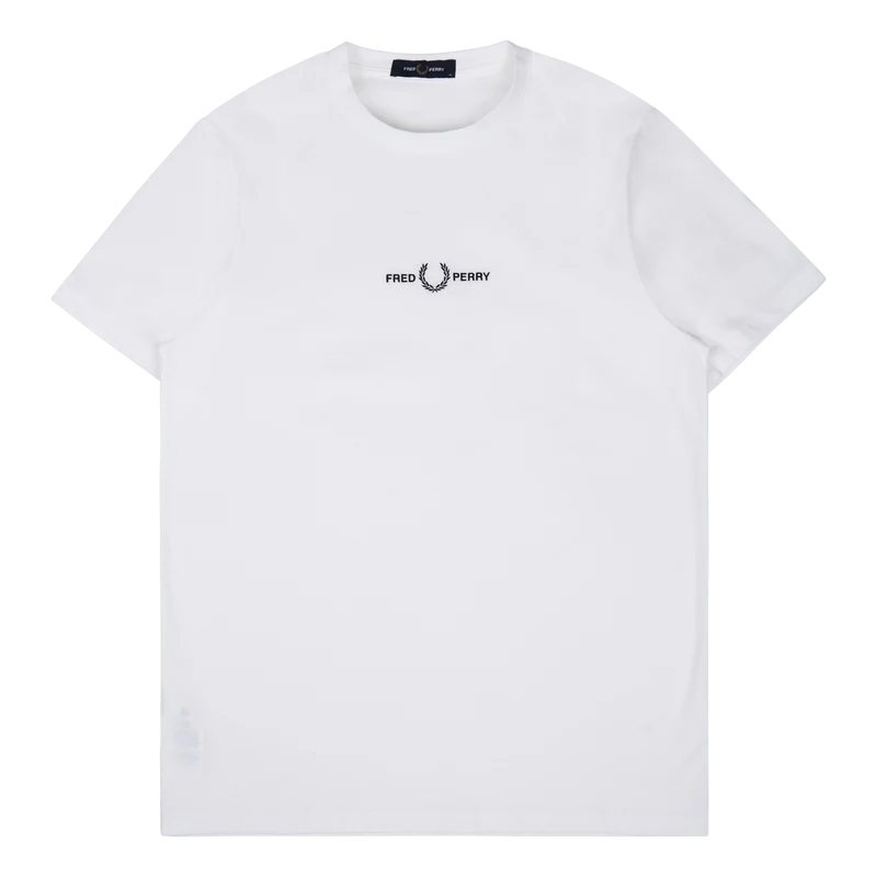 Fred Perry Embroidered T-shirt 100