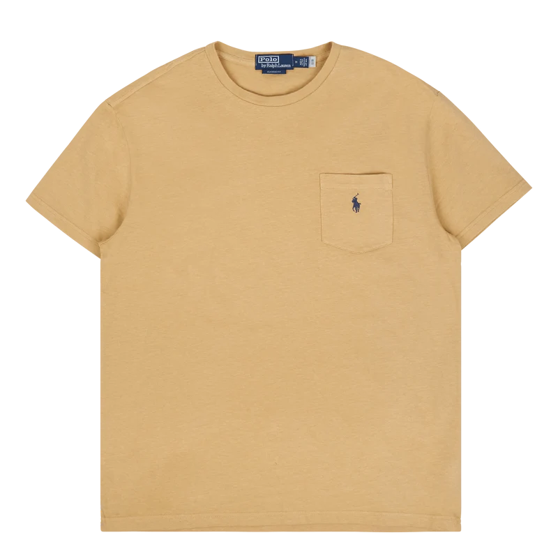 Polo Ralph Lauren Cotton Linen T-shirt Vintage Khaki
