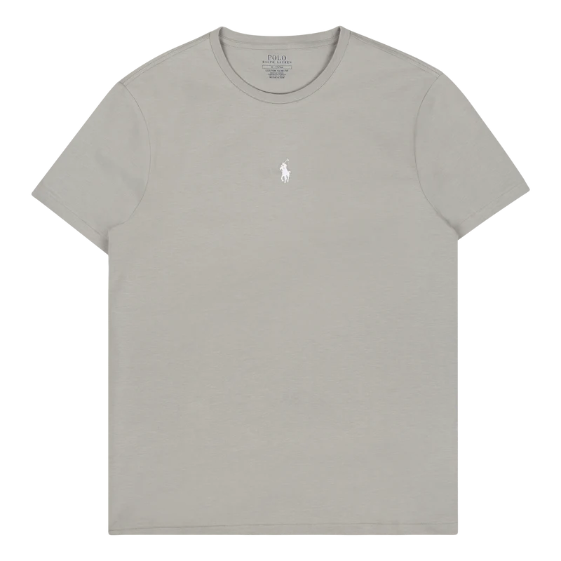 Polo Ralph Lauren Custom Slim Fit Jersey Neck T- Fog