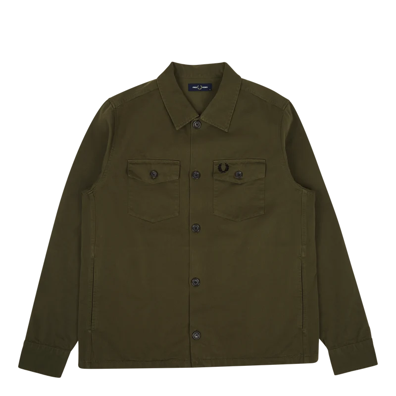 Fred Perry Twill Overshirt Q55