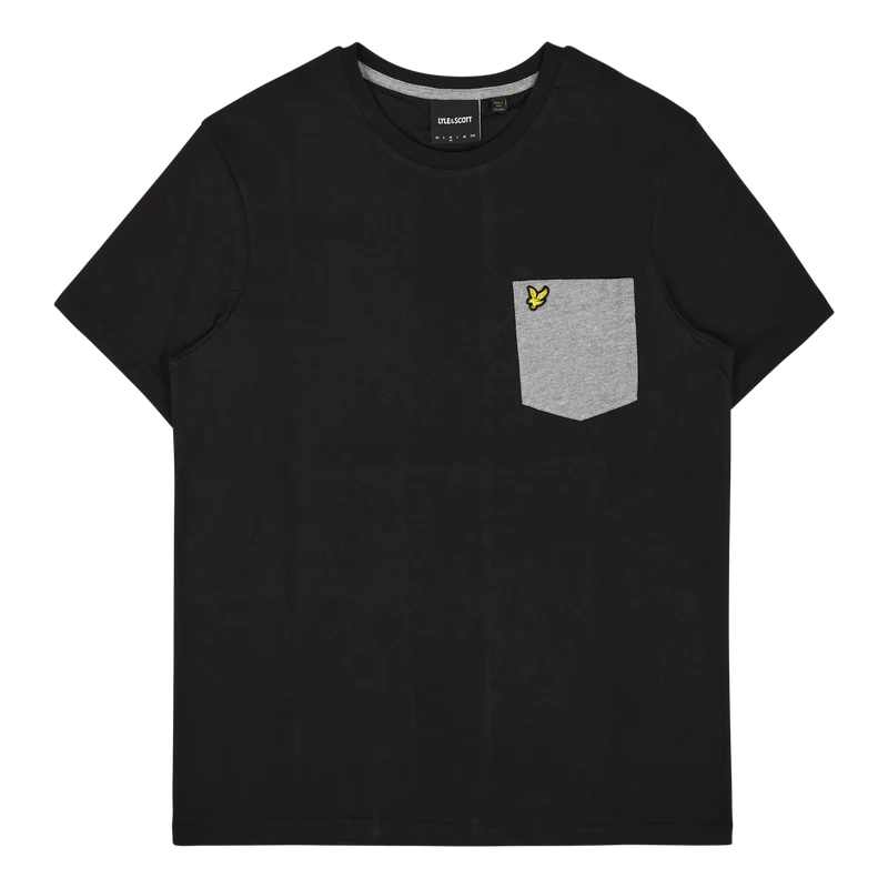 Contrast Pocket T-shirt W149 Jet