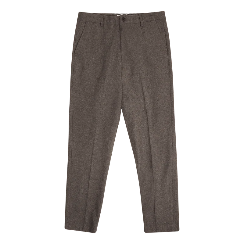 Les Deux Como Reg Wool Suit Pants Dark