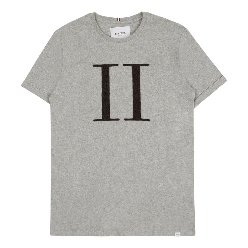 Les Deux Encore Bouclé T-shirt raven