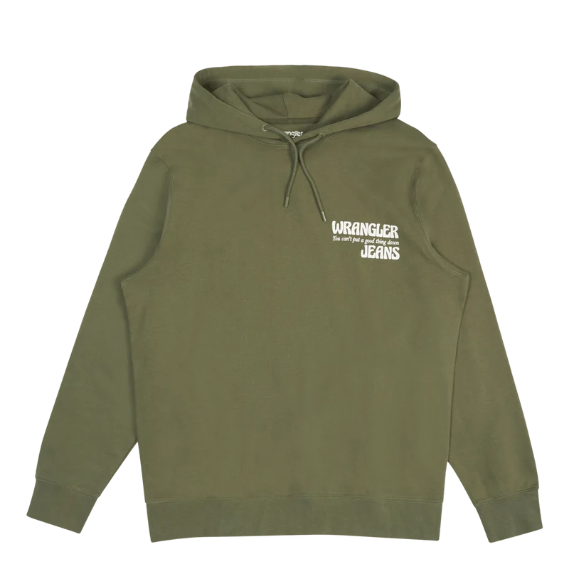Slogan_hoodie Deep Lichen