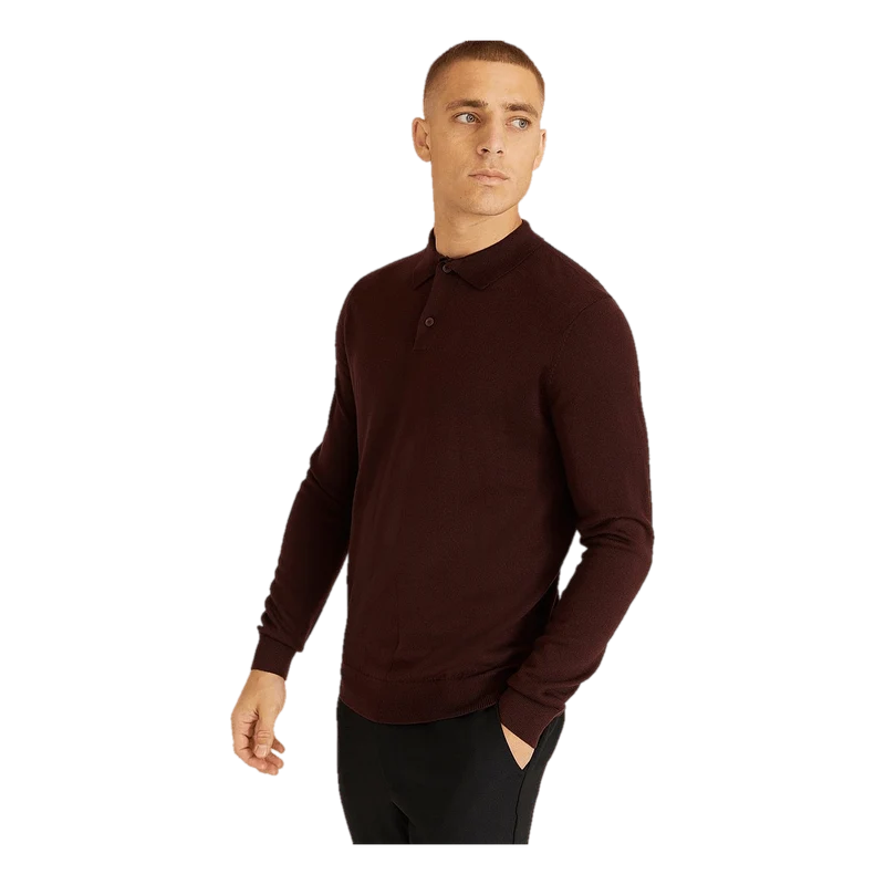 Studio Total Merino Ls Polo