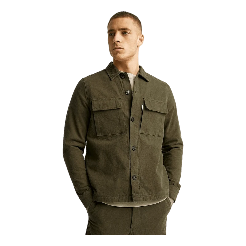 Studio Total Utility Overshirt Dk